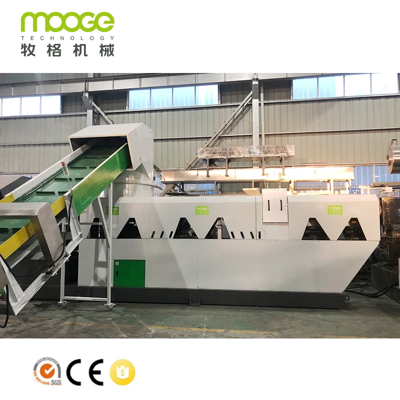 Plastic Granulator Manufacturing Plant / Granulating Production Line / Plastic Machine Recycling Pelletizing