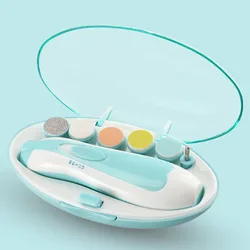 Safe Electric Baby Nail Polish Trimmer Care Kits Kid Adult Toes Finger nails Polisher