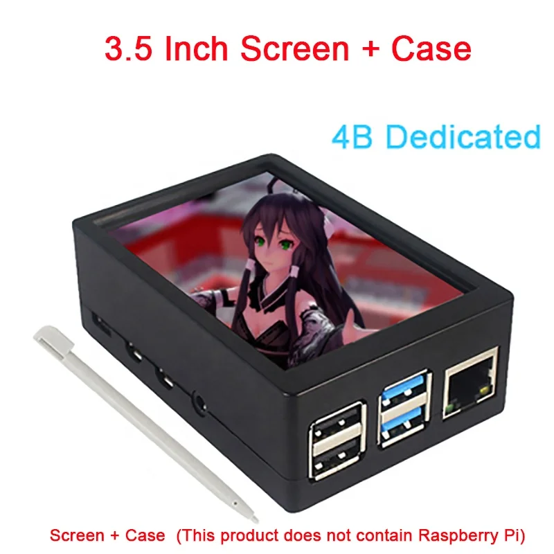 3 5 дюймовый сенсорный ЖК-экран и корпус для Raspberry pi 2-го поколения модели B +
