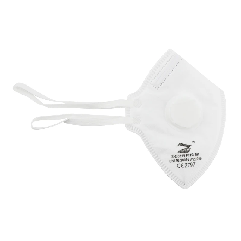 Comfortable Breathable Disposable 4 Ply Protection FFP3 Earloop Headband Mask With Standard Filter