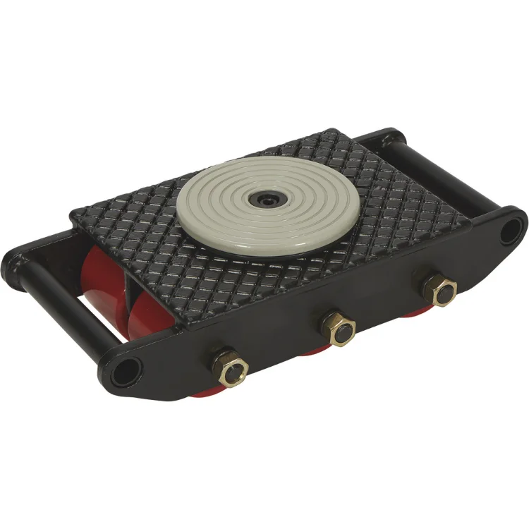 6-32T heavy duty flat transport cargo trolley roller skids machine moving skate