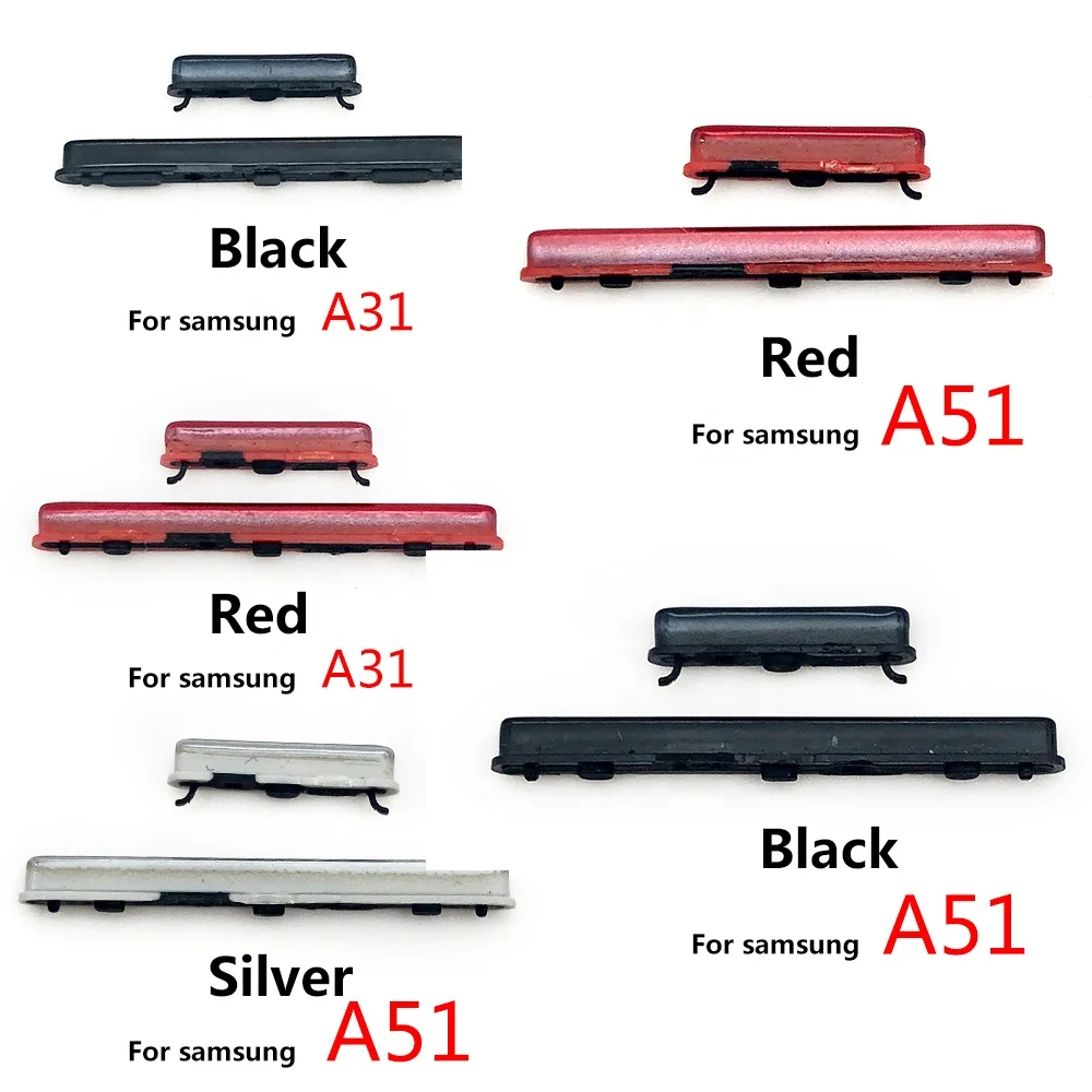 
Mobil Phone Side Key Power and Volume Buttons Part for Samsung Galaxy A31 A51 A70 A71 