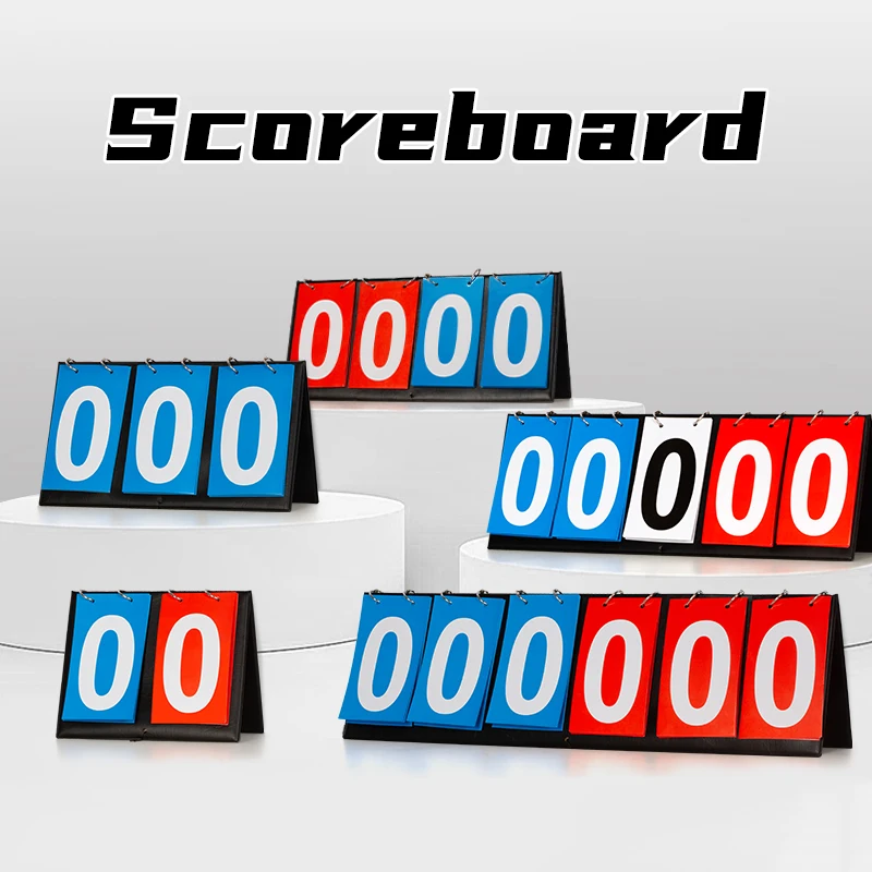 Wholesale Portable Desktop PVC Scoreboard Multi Sport Games Volleyball Football Badminton Basketball Ping Pong Score Board