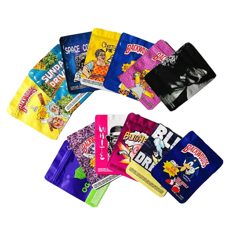 Custom Stand Up Pouch Aluminum Foil Ziplock Doypack Packaging Plastic Smell Proof Mylar Bags