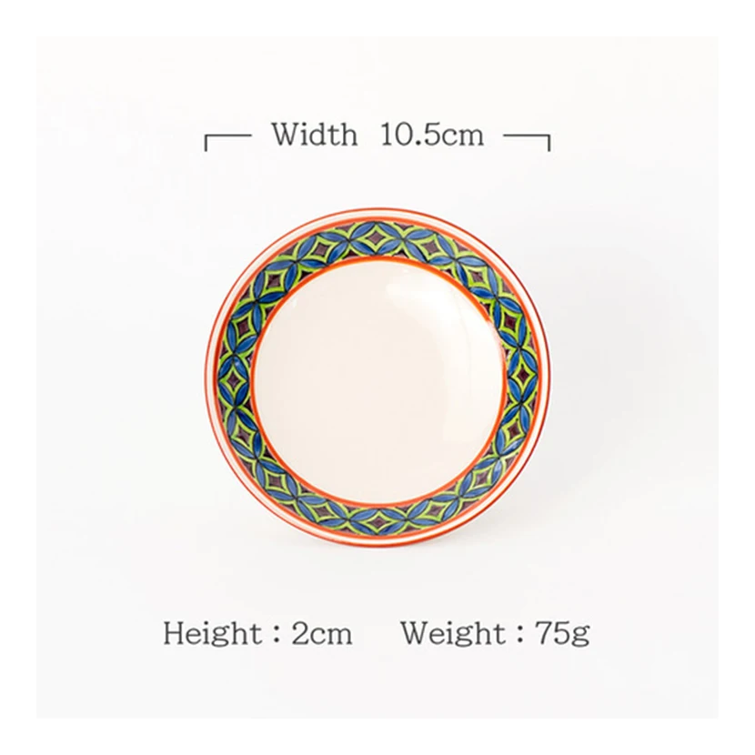 Japanese small tapas plates round dish small decorative plate