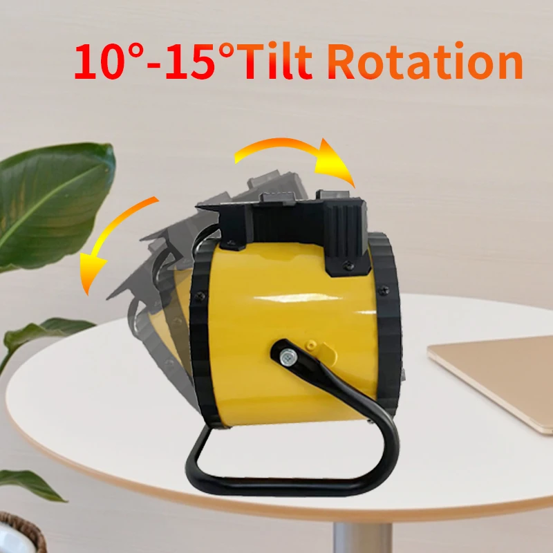 2000W Mini Electric Ptc Air Heater Industrial Greenhouse Garage Fan Heater for Indoor Bedroom