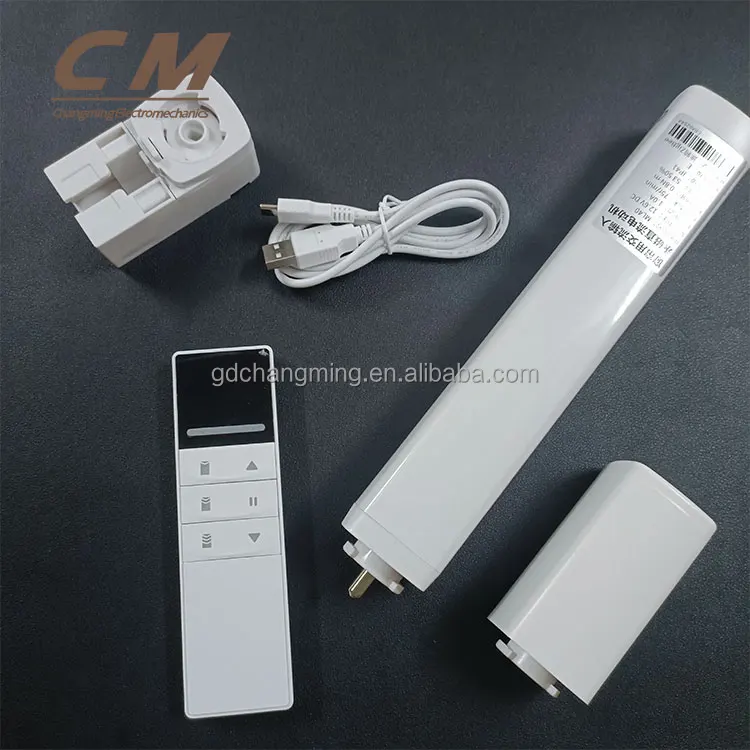 Motorized ML40 Tuya Zigbee Smart Super Silent Motor 2200mah Lithium Battery Type-C Charger Adjusted Speed Motor