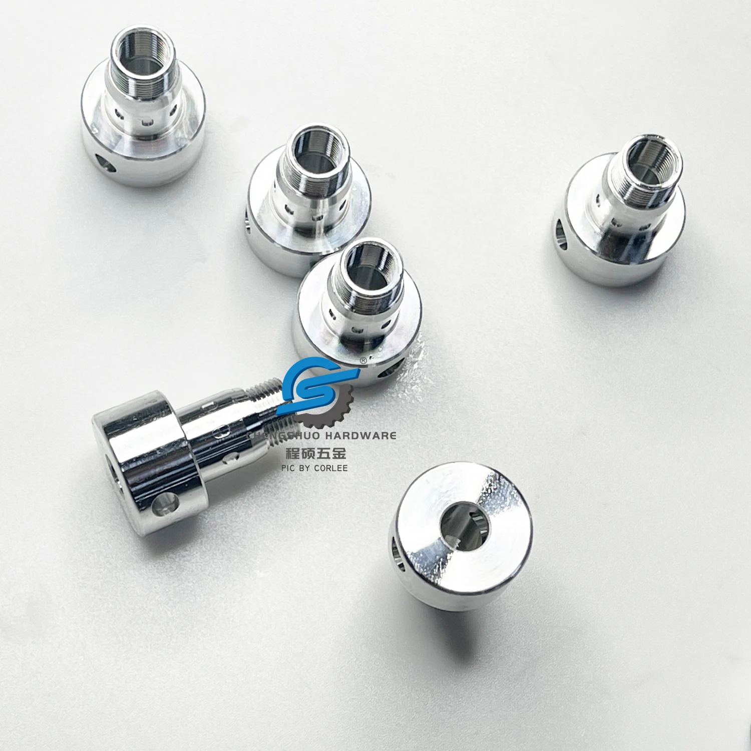Aluminum Bolt Round Head Customized Thread CNC Machining Services Factory Turning Milling Chengshuo Hardware Machined