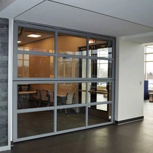 Deda Commercial Grade Glass Bi Folding Garage Doors Of Aluminum In China