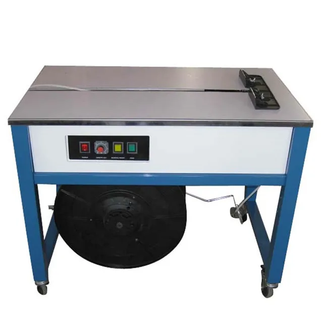 Semi automatic belt strapping machine for carton strapping