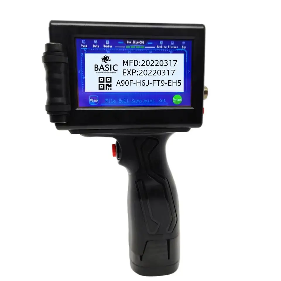 manufacturer portable logo t-shirt handheld cij hand inkjet printer