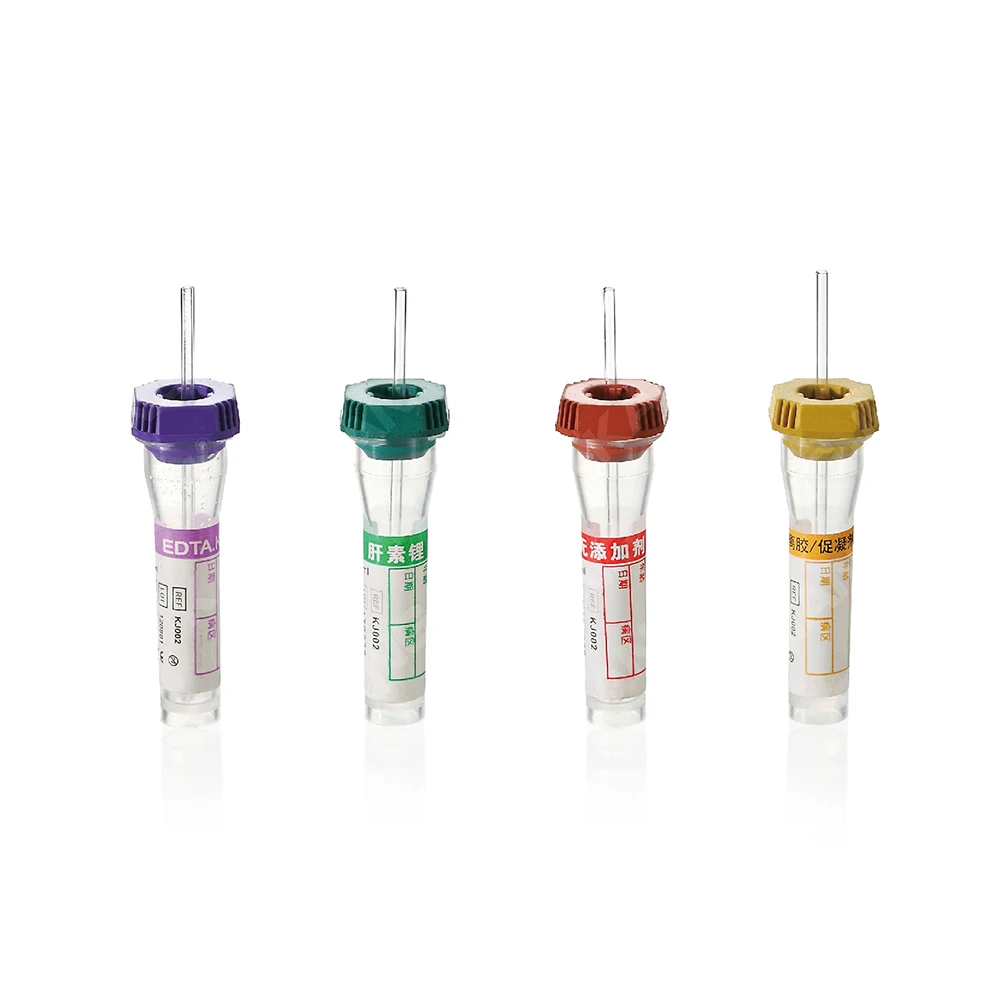 Disposable Microtainer Blood Test Tube Micro Blood Collection Tube with Capillary