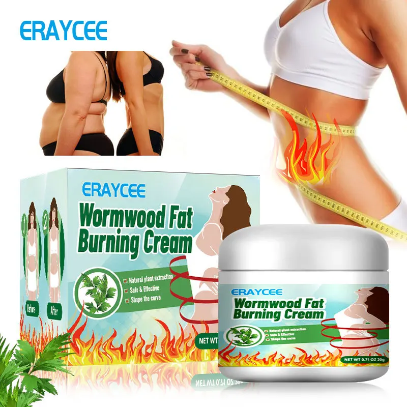 ERAYCEE Burning Wormwood Slimming Cream Massage Hot Tummy Tuck Moisturising Firming Body Skin Lazy Body Shaping
