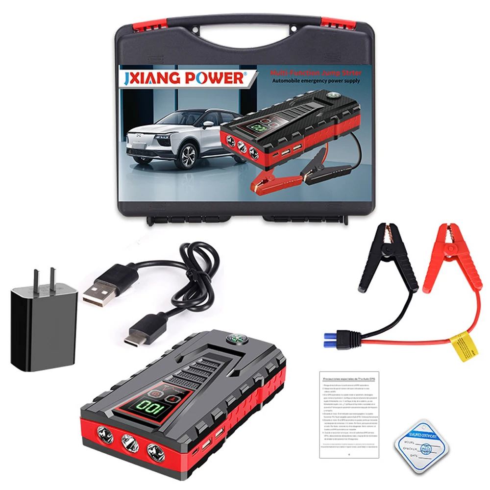 Hot Product Battery capacity 99800mAh With 12V Car Jump Starter Tool Set Suitable for Use in Low Temperature Environment