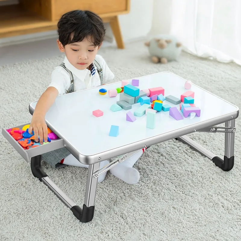 Table Art Easel for Kids School and Classroom multifunctional aluminum frame Kids foldable whitetable table
