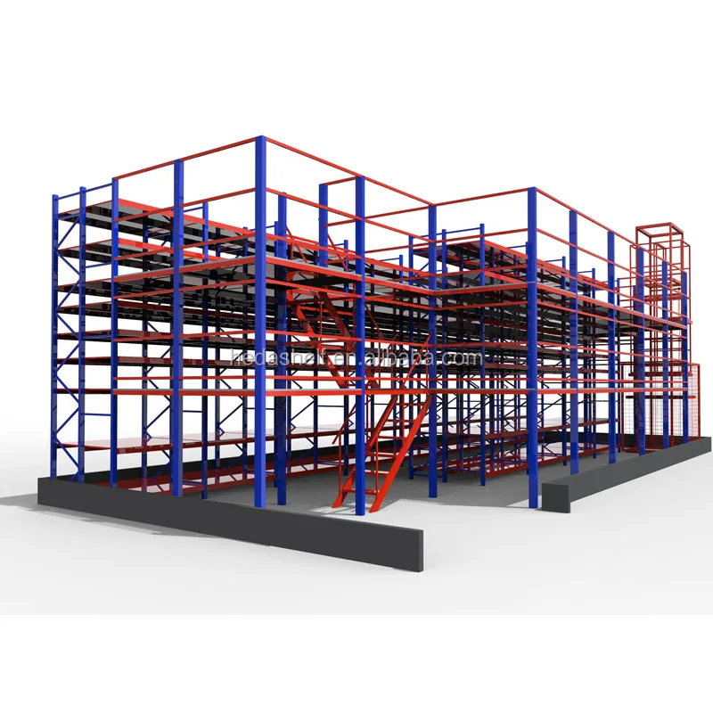 Guangzhou factory, customized for office mezzanine platform warehouse industrial shelving system