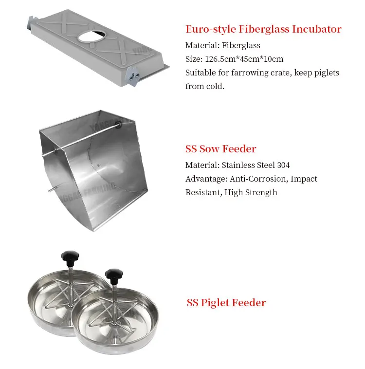 Pig Farm Adjustable Cast Iron Floor Slat Sow Farrowing Crates For Pigs farrowing pen
