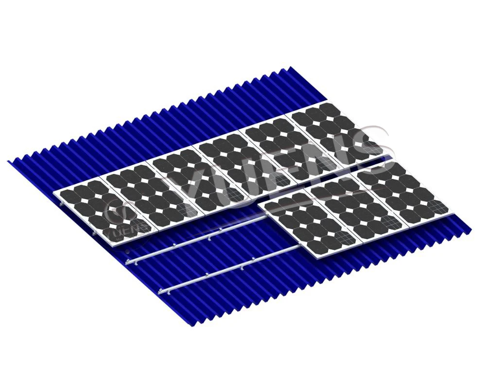 Yuens OEM 5 кВт 10 15 перила для солнечных панелей монтажный кронштейн металлическая крыша мини-рельс солнечный Алюминиевый рельс системы крепления на крышу