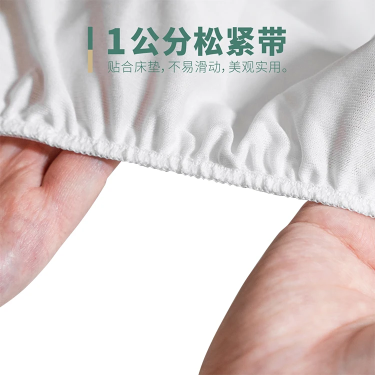 OEM Hangzhou Bamboo Fiber Terry Fabric Waterproof Bed Bug Mattress Cover Hypoallergenic Mattress Protector
