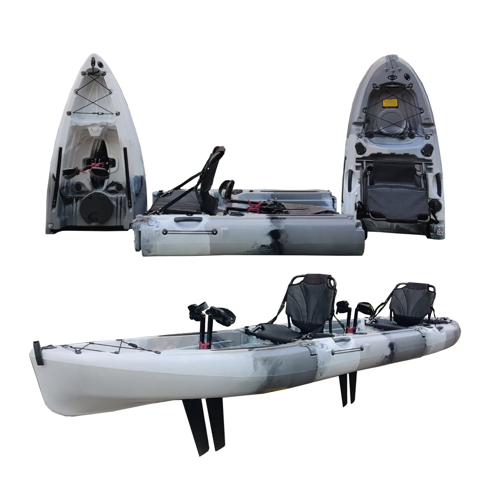 sea folding portable fishing splicing nonflable fin and flipper pedal fin drive kayak canoe for sale