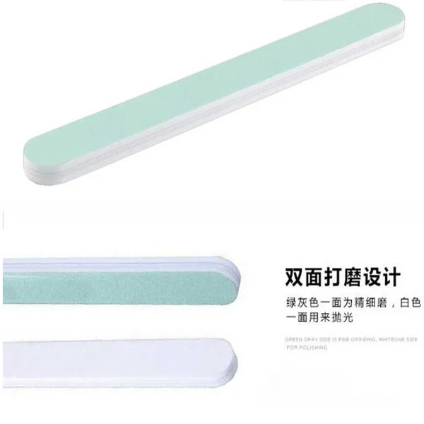 Wholesale Printed Private Label Sponge Nail File Buffer Custom Nail Buffer and File Disposable Nail Buffer