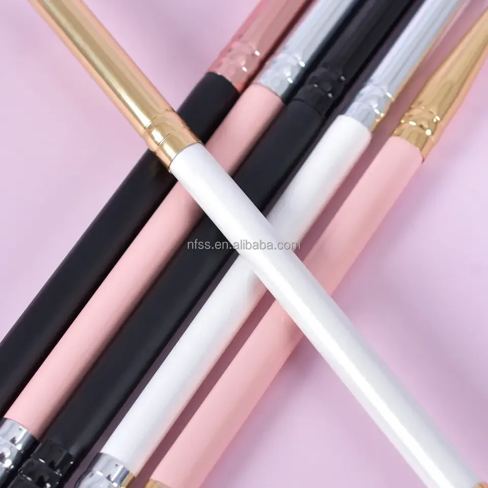 Luxury Wooden Black Gold Lash Cleanser Wands Pikster X Spoolie Hybrid Makeup Brushes Dual End Sided Eyeshadow Mascara Brush