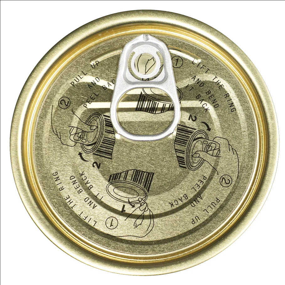 Tinplate TFS Easy Open End Supply 99mm 401# Tin Can End EOE