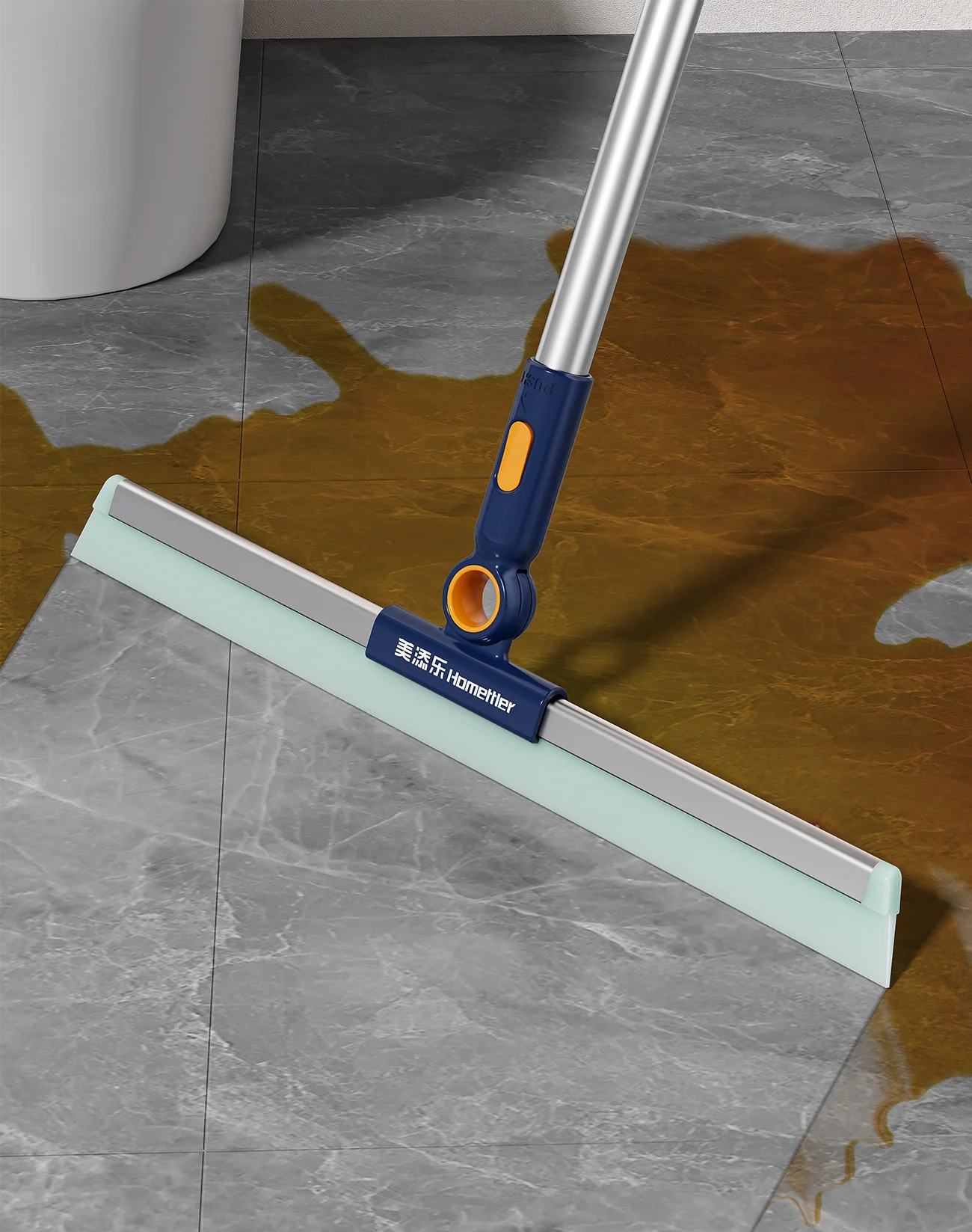 Magic broom wiper and mop dual-purpose floor wiper artifact household bathroom floor silicone floor scraper magic mop