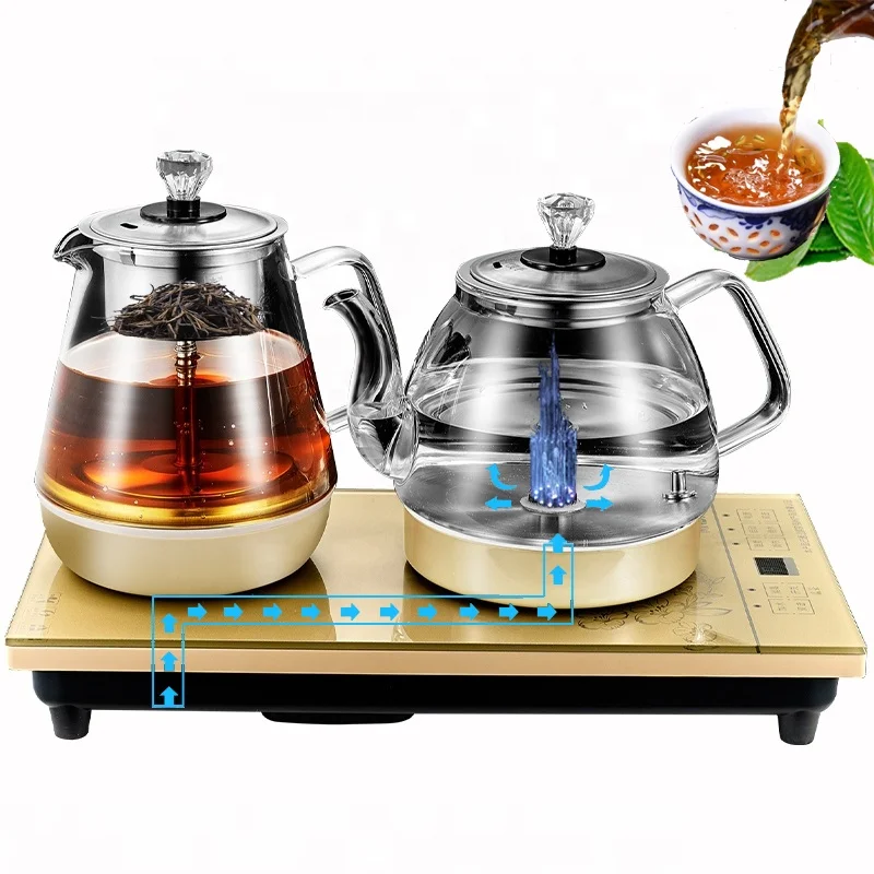 
Intelligent Multifunctional Temperature Control Digital Led Electrical Smart Kettle Glass Teapot 