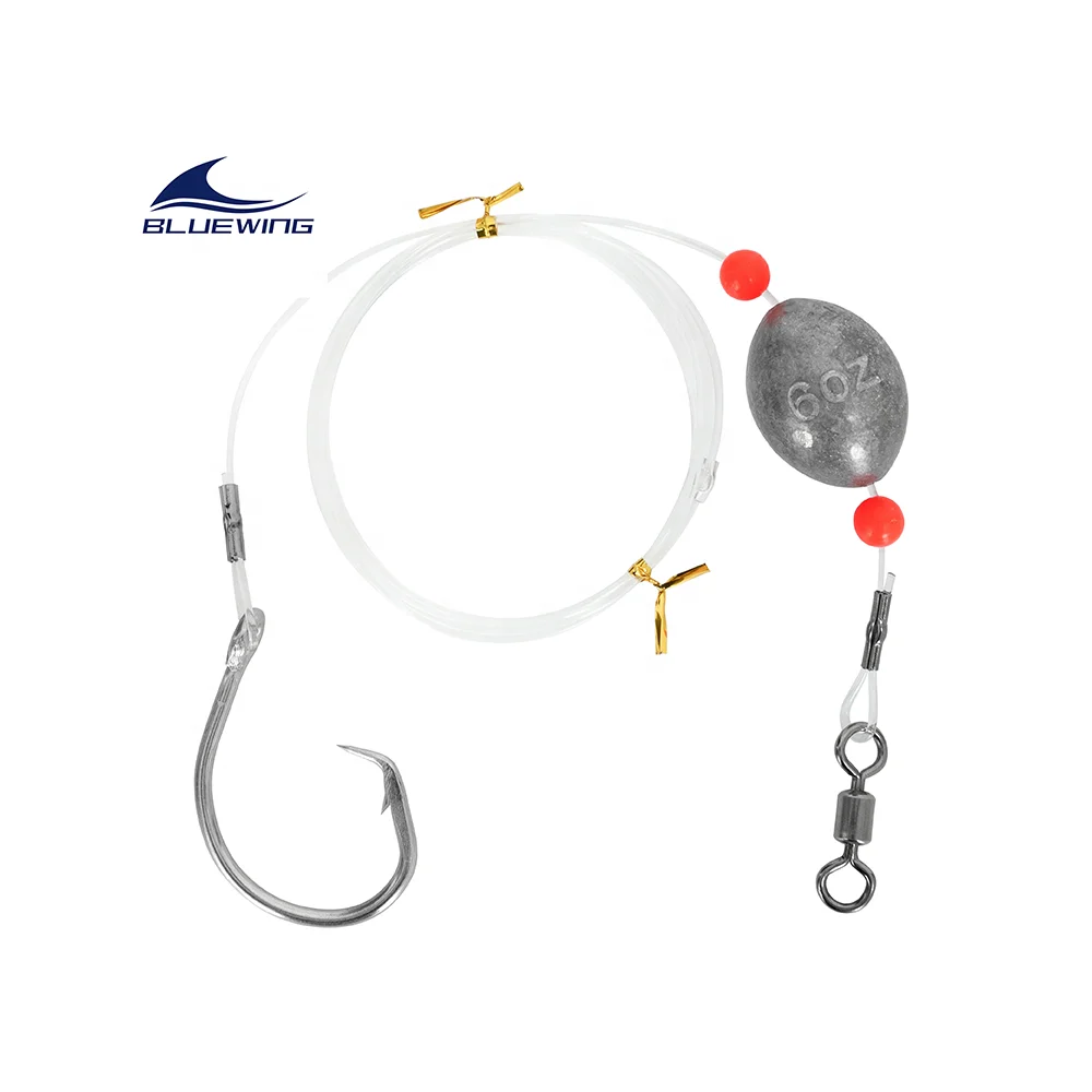 Fishing Egg Sinkers Weight Rigs Flounder Grouper Ready Rig