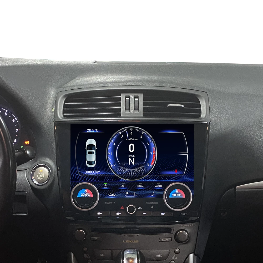 10.1' Carplay For Lexus IS 2006-2012 Android 14 GPS Navi Multimedia Player Auto Wireless Display Car Radio HD Screen