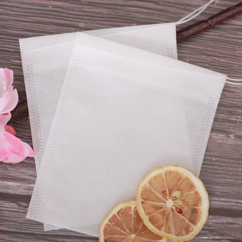 Black Tea Bags 100Pcs/1pack Teabags Empty Scented Tea Bags With String Heal Seal Filter Paper for Herb Loose Tea Bolsas de tesas