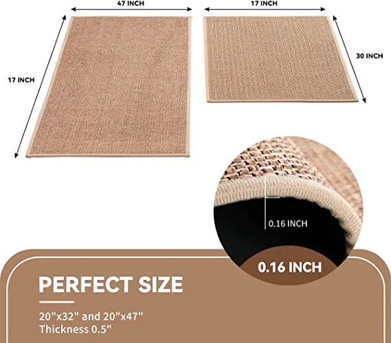 Best Price Machine washable kitchen non slip waterproof floor mat for sale