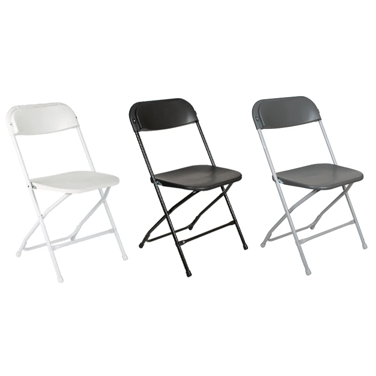 Modern Wholesale Metal Legs white cheap plastic prices white resin folding camping chairs foldable events chair for outdoor