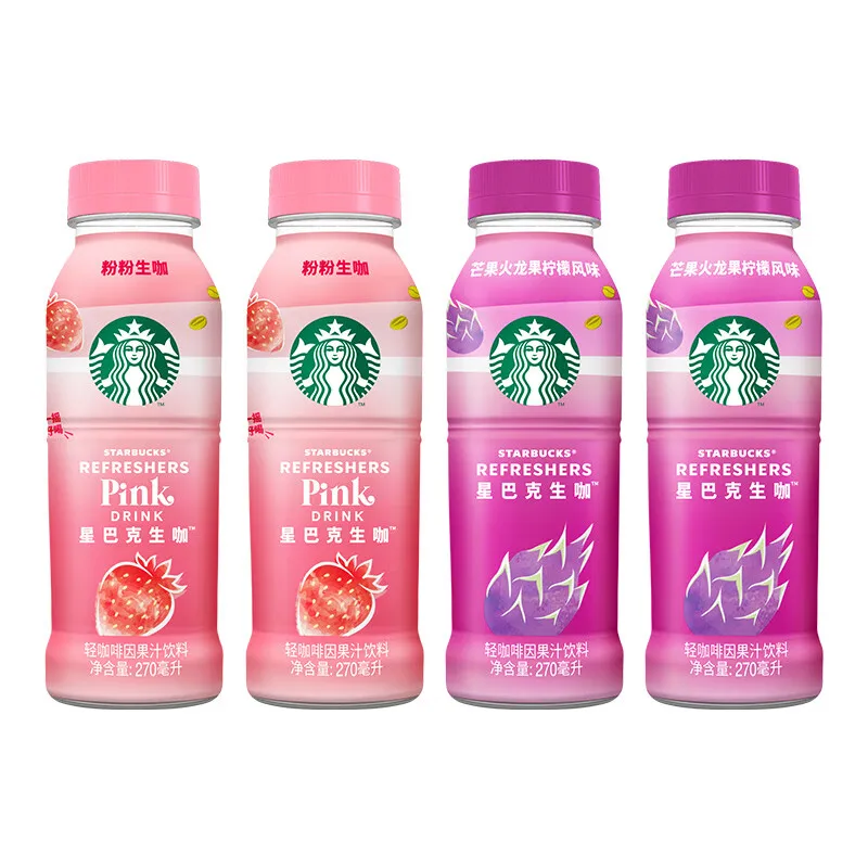 Сок напиток зеленый кофе манго дракон фрукты Клубничный Вкус легкий кофейный сок напиток 270 мл