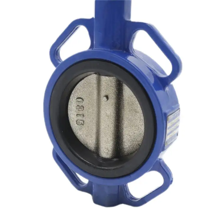 High Quality PN16 DN100 DN150 DN200 Lever Handle Manual Wafer Butterfly
