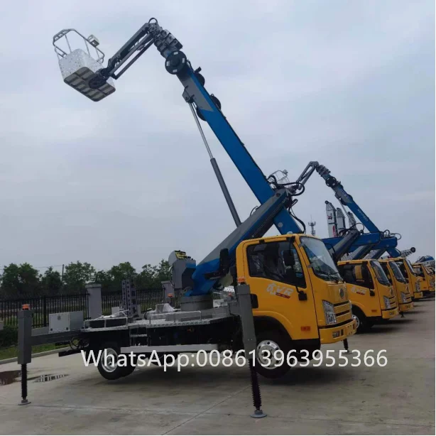 SINOTRUK FOTON FAW Chassis JIUHE 25m 29m 33m 38m 45m HOWO overhead working truck high altitude work vehicle Aerial Work Truck