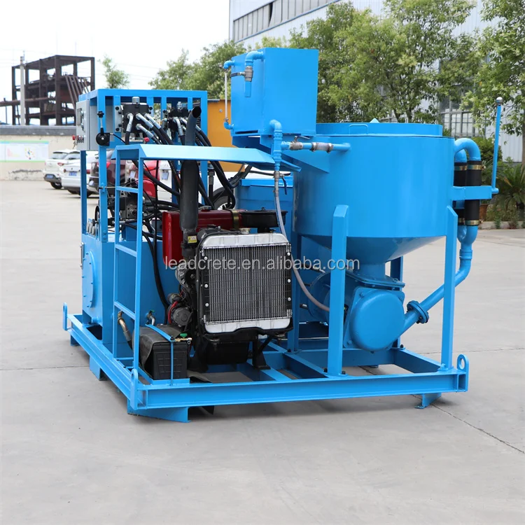 industrial efficient mortar cement grout mixing plant cement for rock grouting