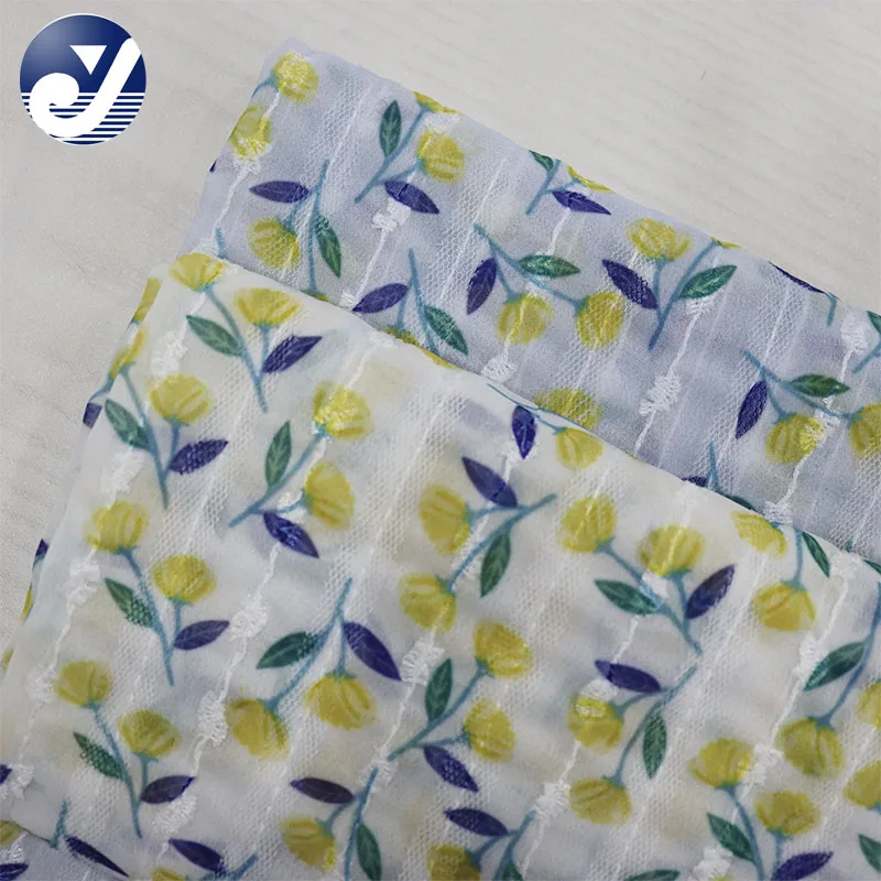 Remarkable Quality 100% Polyester Print Chicken Fabric Embroidery Lace Fabric