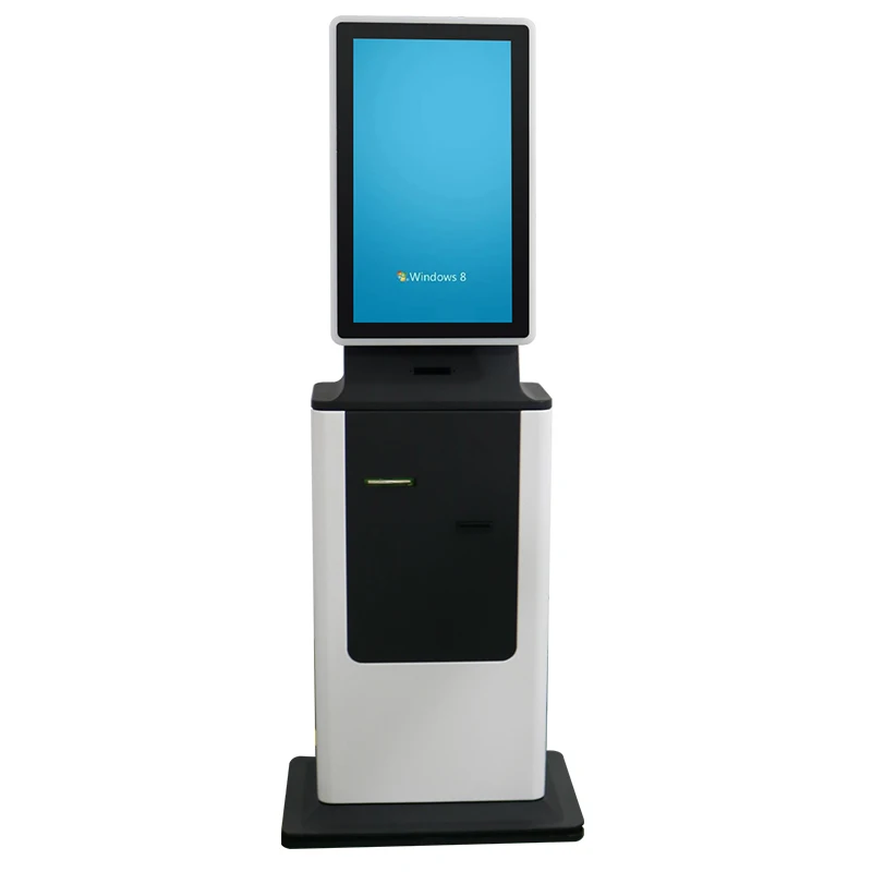 Floor standing electronic payment system arcade game automatic parking ticket credit card cash coin self payment machine kiosk