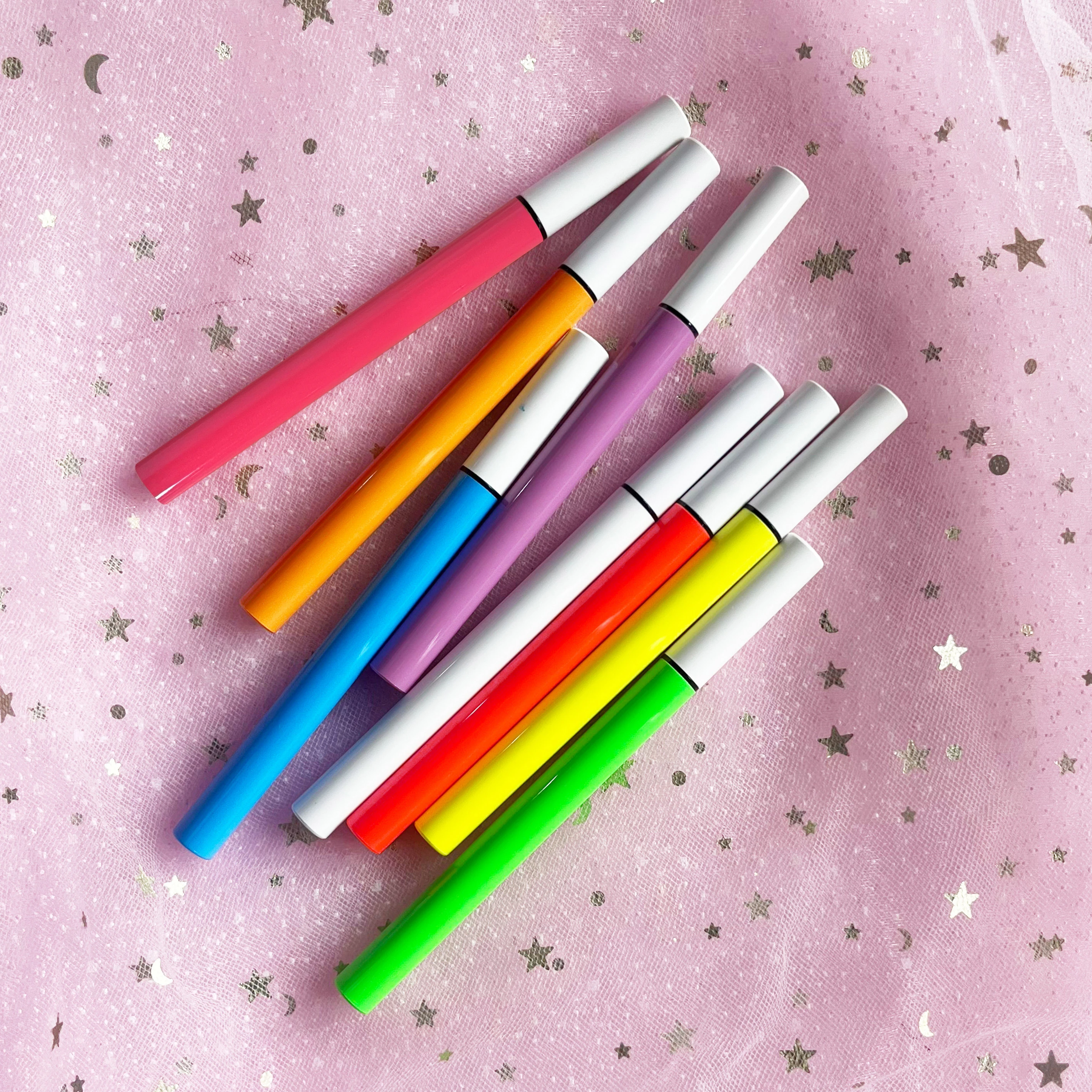 Private Label 8-Color Matte Mineral Eye Liner Pen Long Lasting UV Waterproof Eyeliner for Daily Beauty Neon Colorful with Box