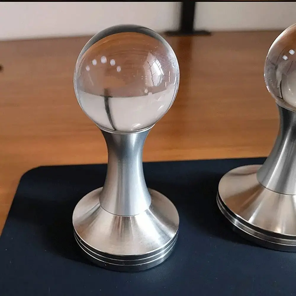 Custom Logo Coffee Press Tool Slippy Base Coffee Bean Press for Home Coffee Tamper