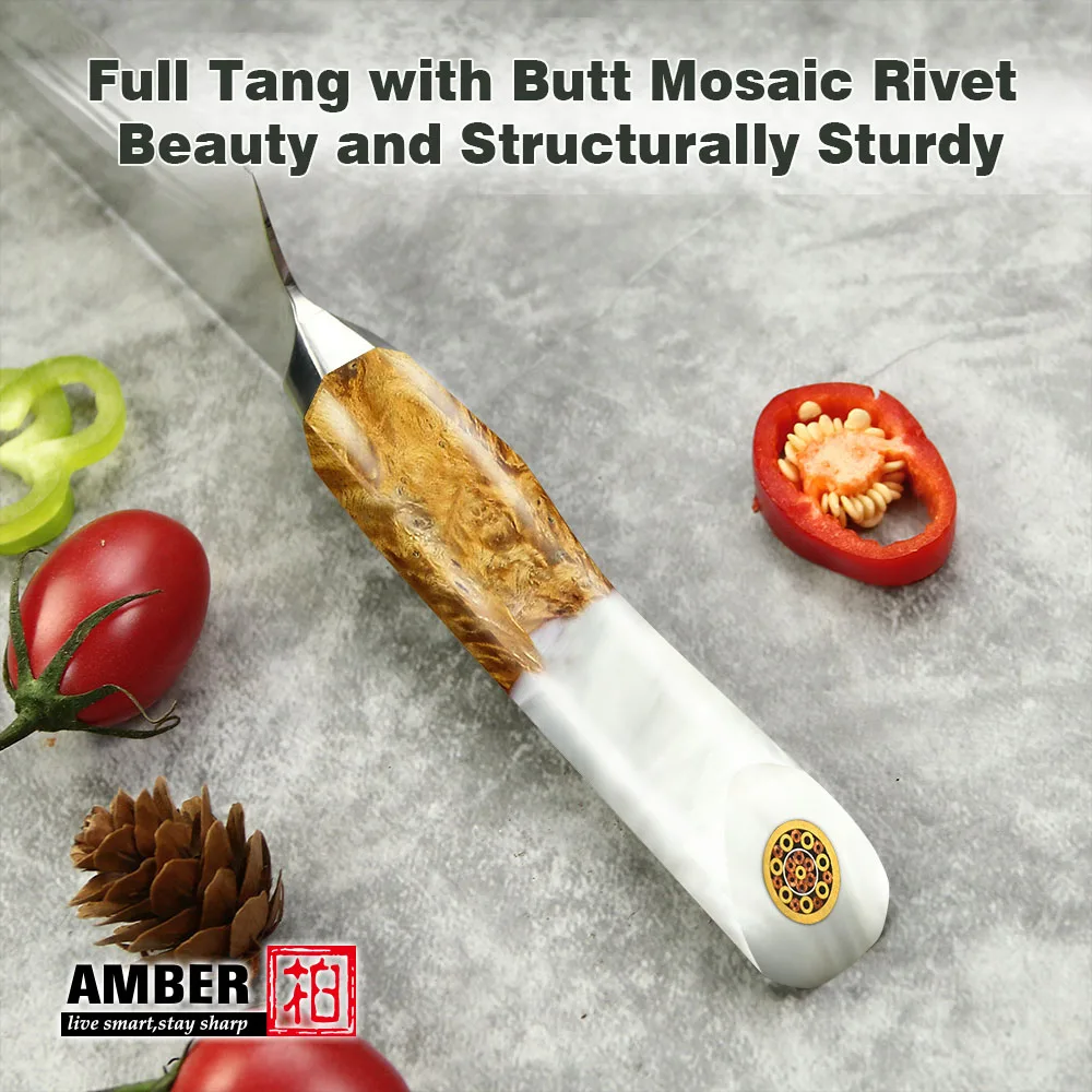 New arrival 8 inch damascus steel Japanese knives kitchen chef knife with resin handle