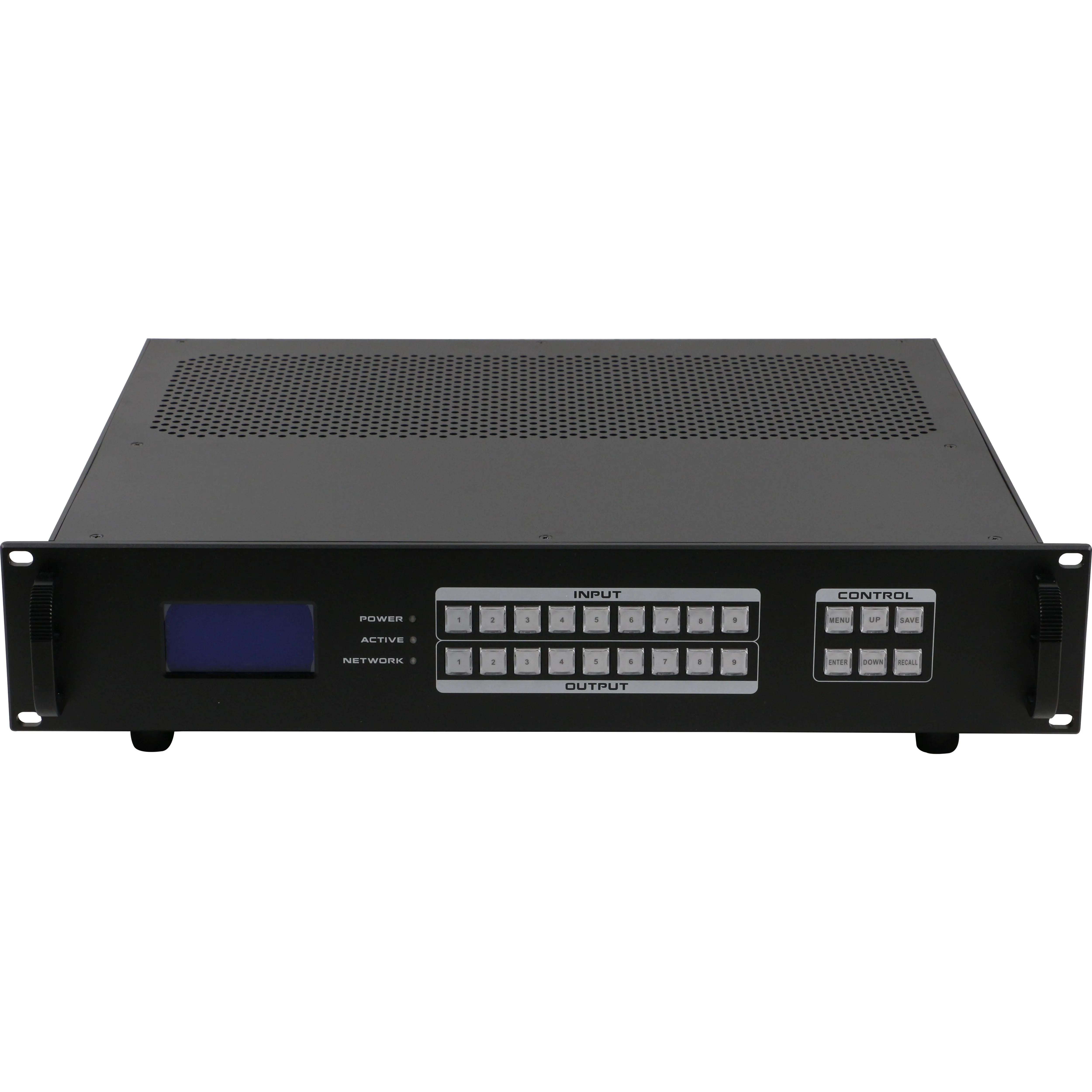 opaxy hot sale Solid structure 4k Video Mixer 8x8 1 card 1 port 1080P 4K30 and 4K60  Video Matrix Switcher