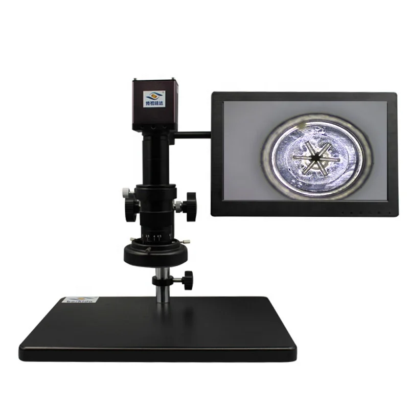 HD2000 High Precision Measurement HDMIOUTPUT  Digital Video Microscope PCB Inspection Microscopes