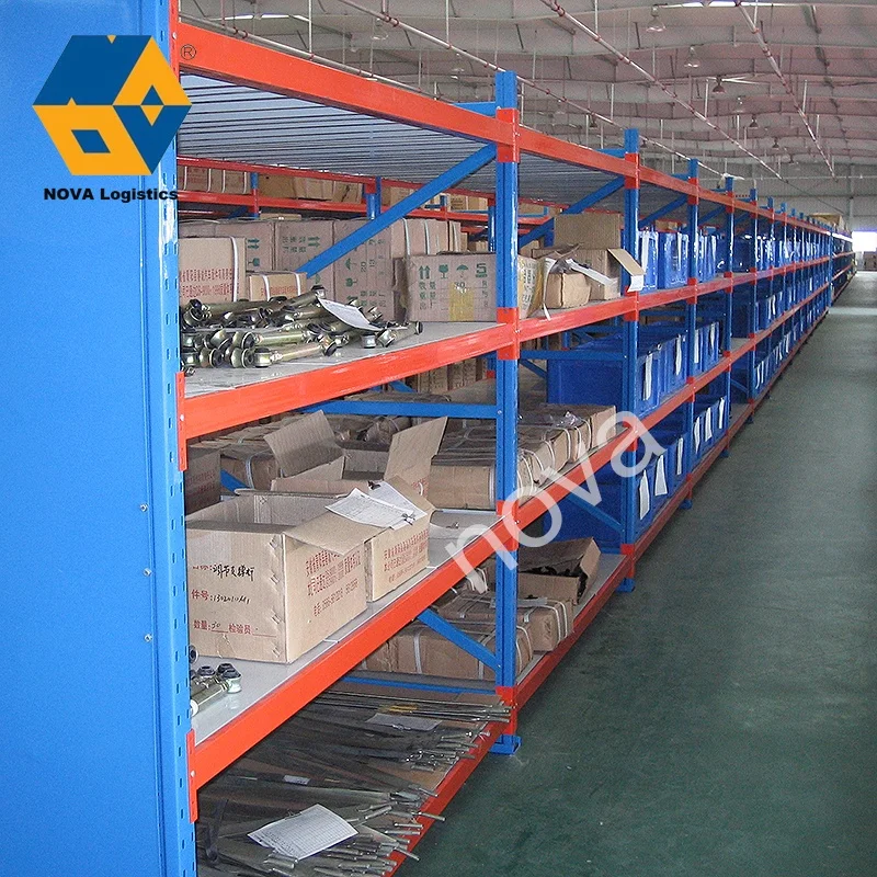 NOVA Tegometall Medium Duty Shelf, Store Equipment Galvanized Longspan Goods Rack/