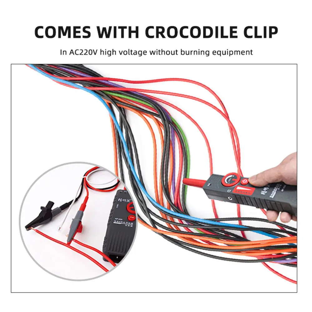 ZHEFAN High Quality Cable Finder Wire Fault Locator Underground Wire Cable Detector NF-820