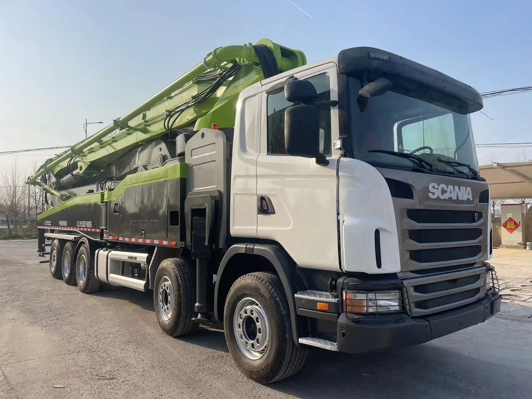 Used Zoomlion 63metre Pump Crane for Sale Concrete Pump 63m Zoomlion Crane
