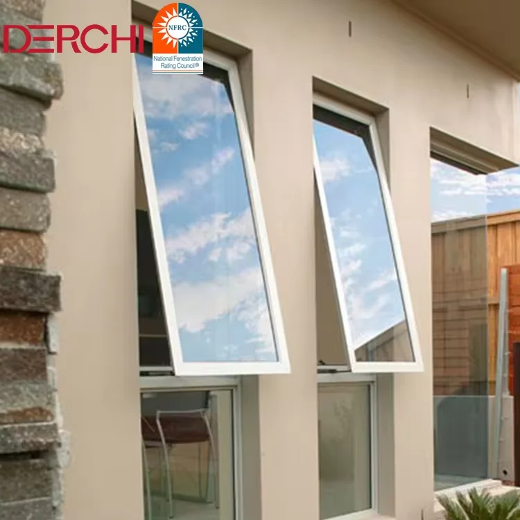 NFRC AS2047 CE тепловизорное алюминиевое двойное стеклянное тентовое окно