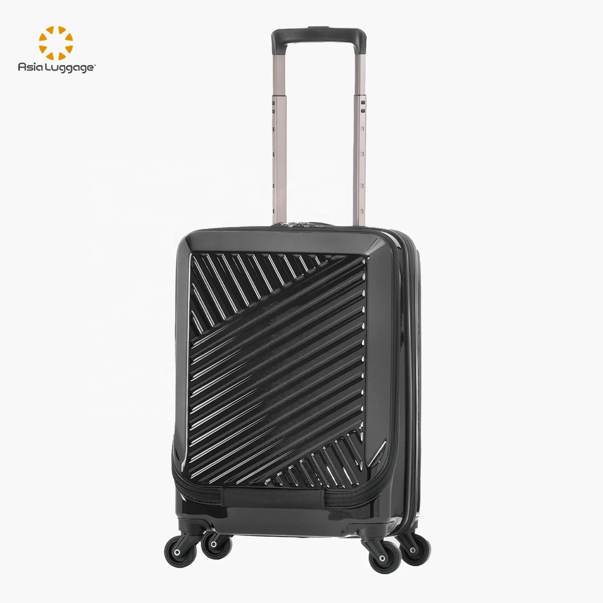 New fashion lightweight pc luggage trolley suitcase 14 inch  travel luggage with laptop bag
